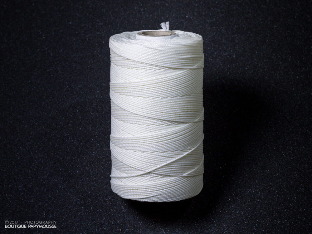 Corde à bouton nylon (paraffinée)