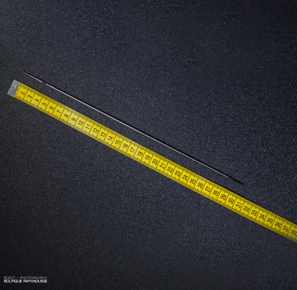 Aiguilles doubles pointes (30 cm, 40 cm ou 50 cm)