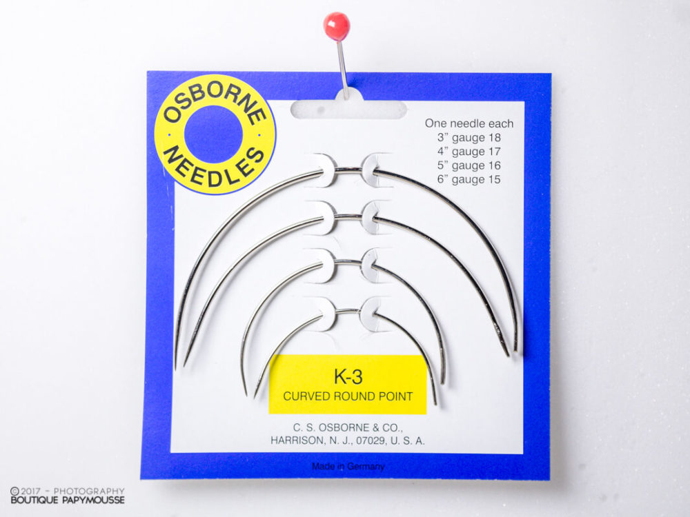 Carrelets courbes pour tissu (K-3)