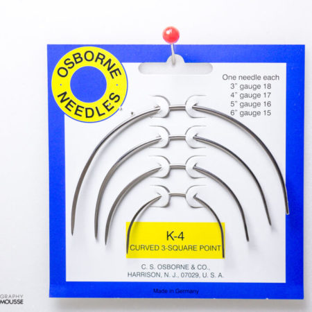 carrelets courbes pour cuir (K-4)