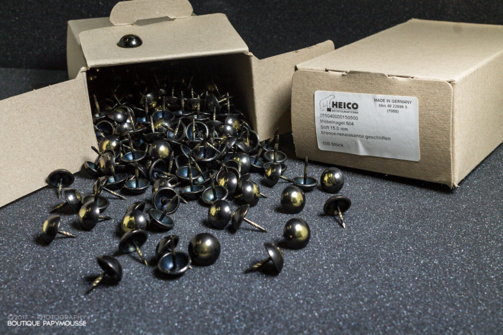 Clous décoratifs 'Bronze Renaissance' 16mm