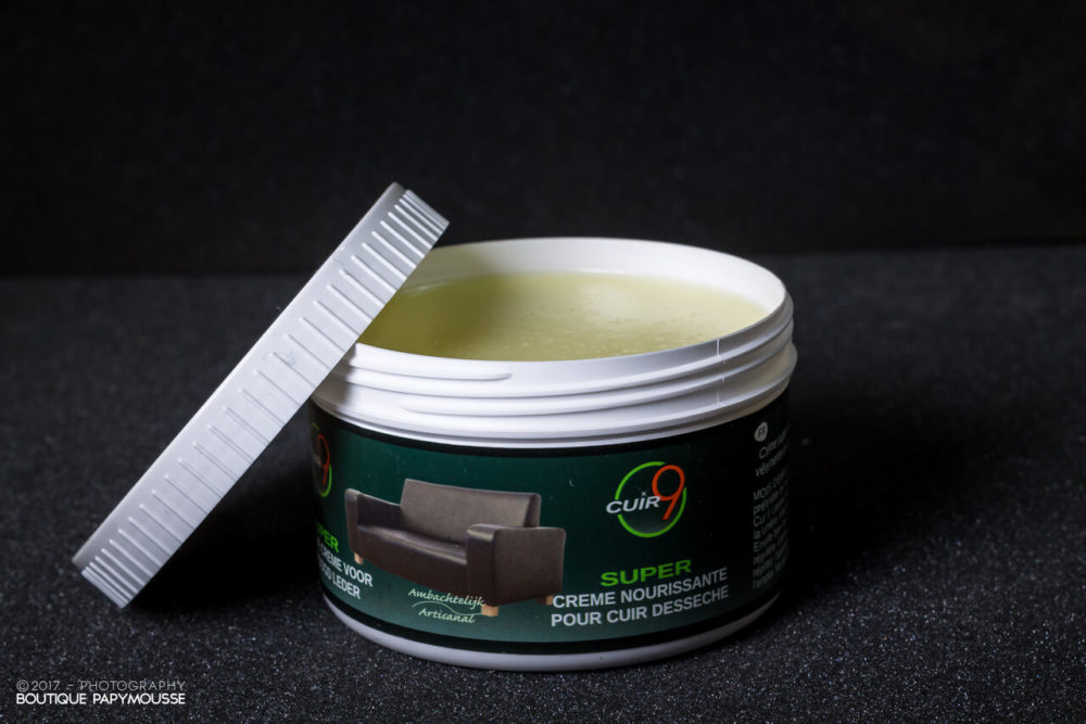 Crème nourrissante cuir