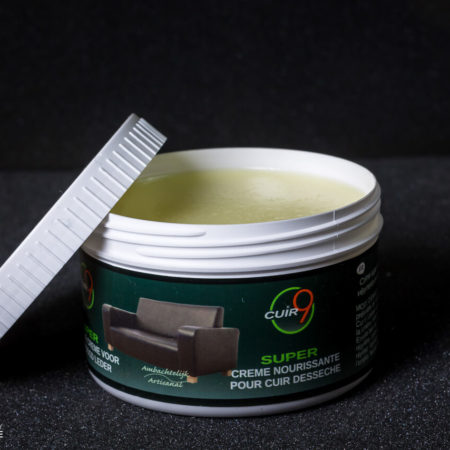 Crème nourrissante cuir