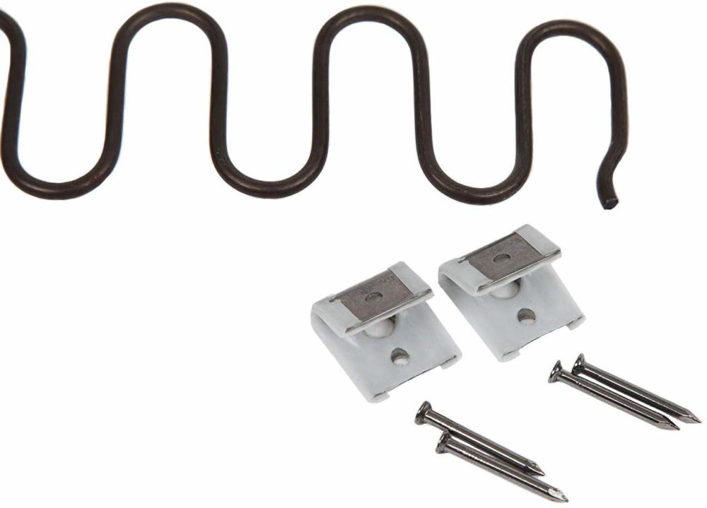 Ressort ZigZag (Nosag) pour assise de fauteuil+2 clips + 4 bossettes