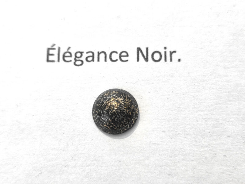 Clou décoratif élégance noir de 11mm