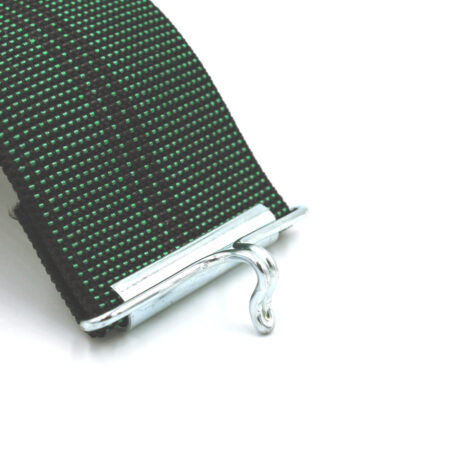 Crochet  de 60 mm acier pour fixation de sangle de tous types