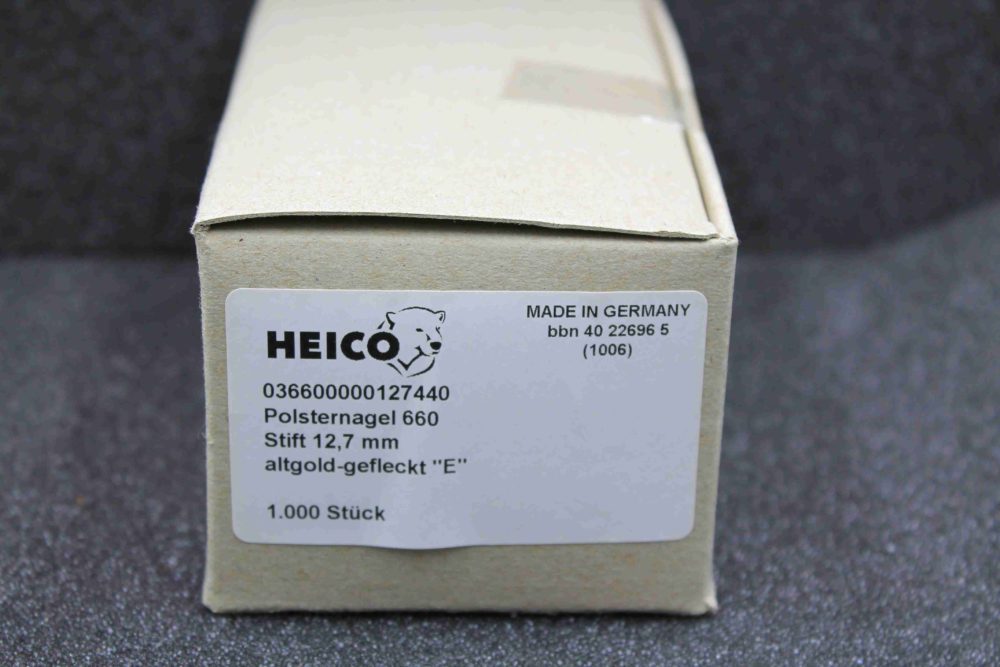 Clou décoratifs Altgold-gefleckt "E" 11mm de diamètres – Image 4