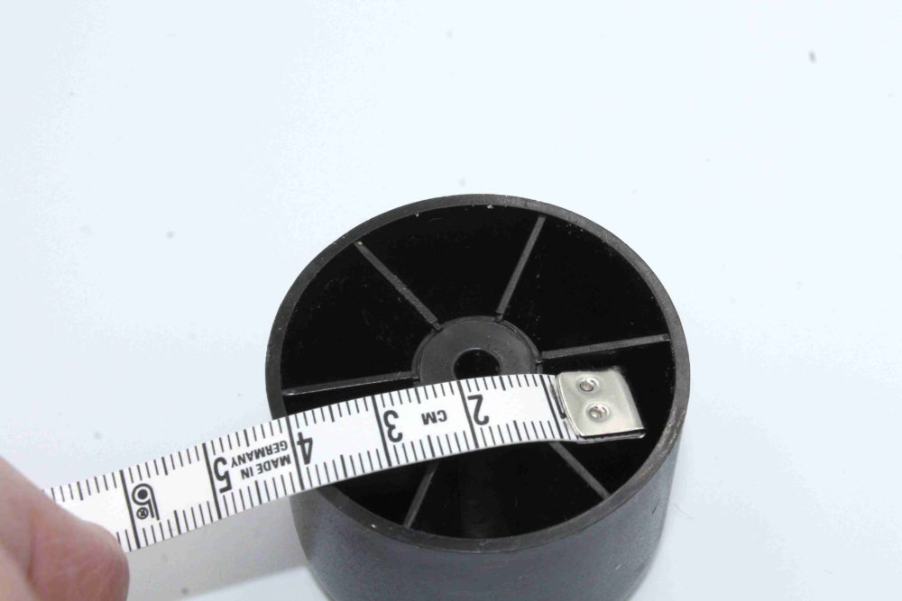 pied pour fauteuil ou pouf, diamètre de 5cm /3.5cm de haut – Image 2