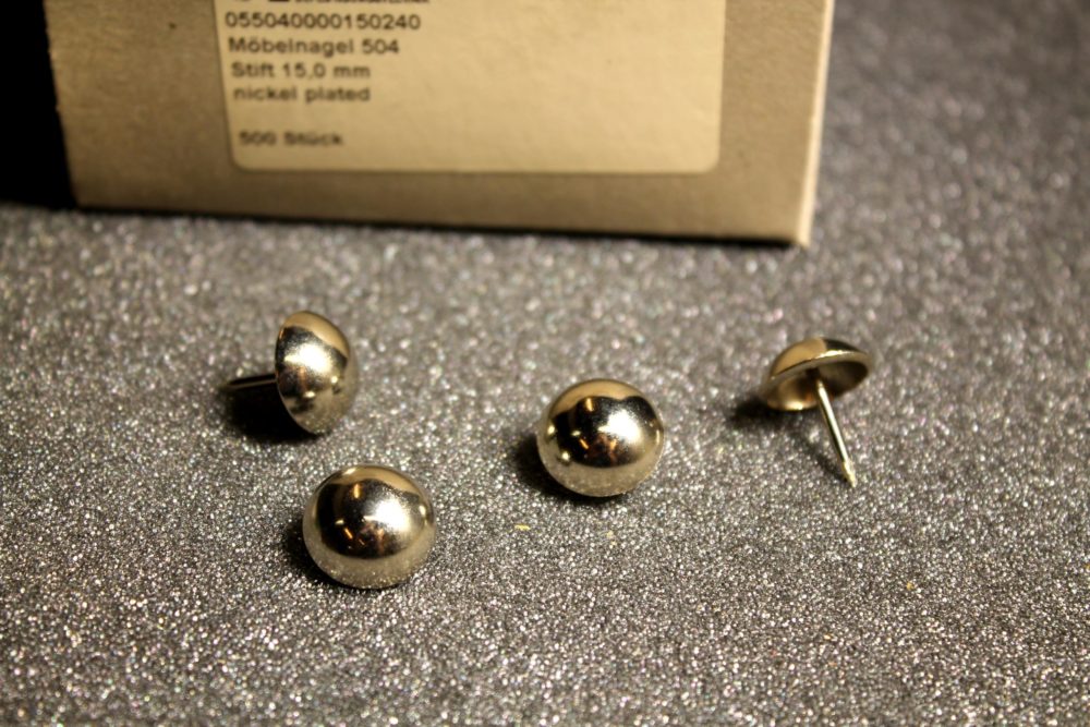 clou décoratif 16mm de diamètre Argent brillant