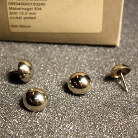 clou décoratif 16mm de diamètre Argent brillant