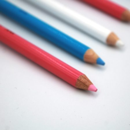 Crayon pour tissus 3 coloris - rose
